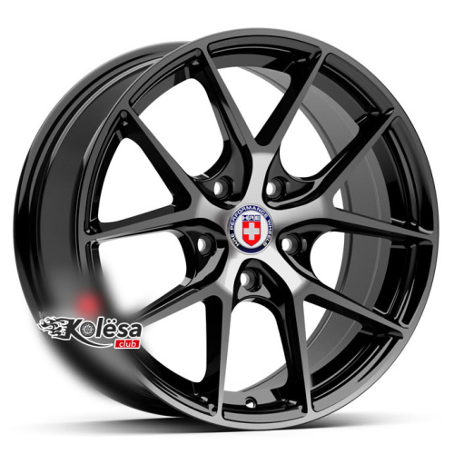 2W Wheels 505 HRE 7,5j-17 5*100 ET38 d73,1 Black Machined Coating (BPC)