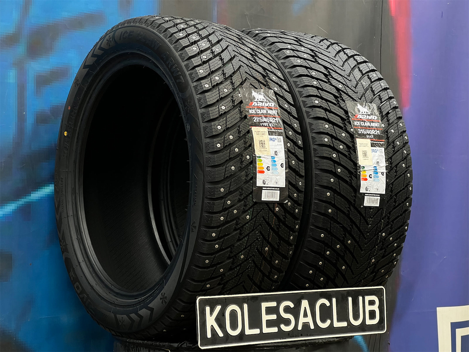 Комплект разноширокий Arivo Ice Claw ARW7 275/45 R21 и 315/40 R21