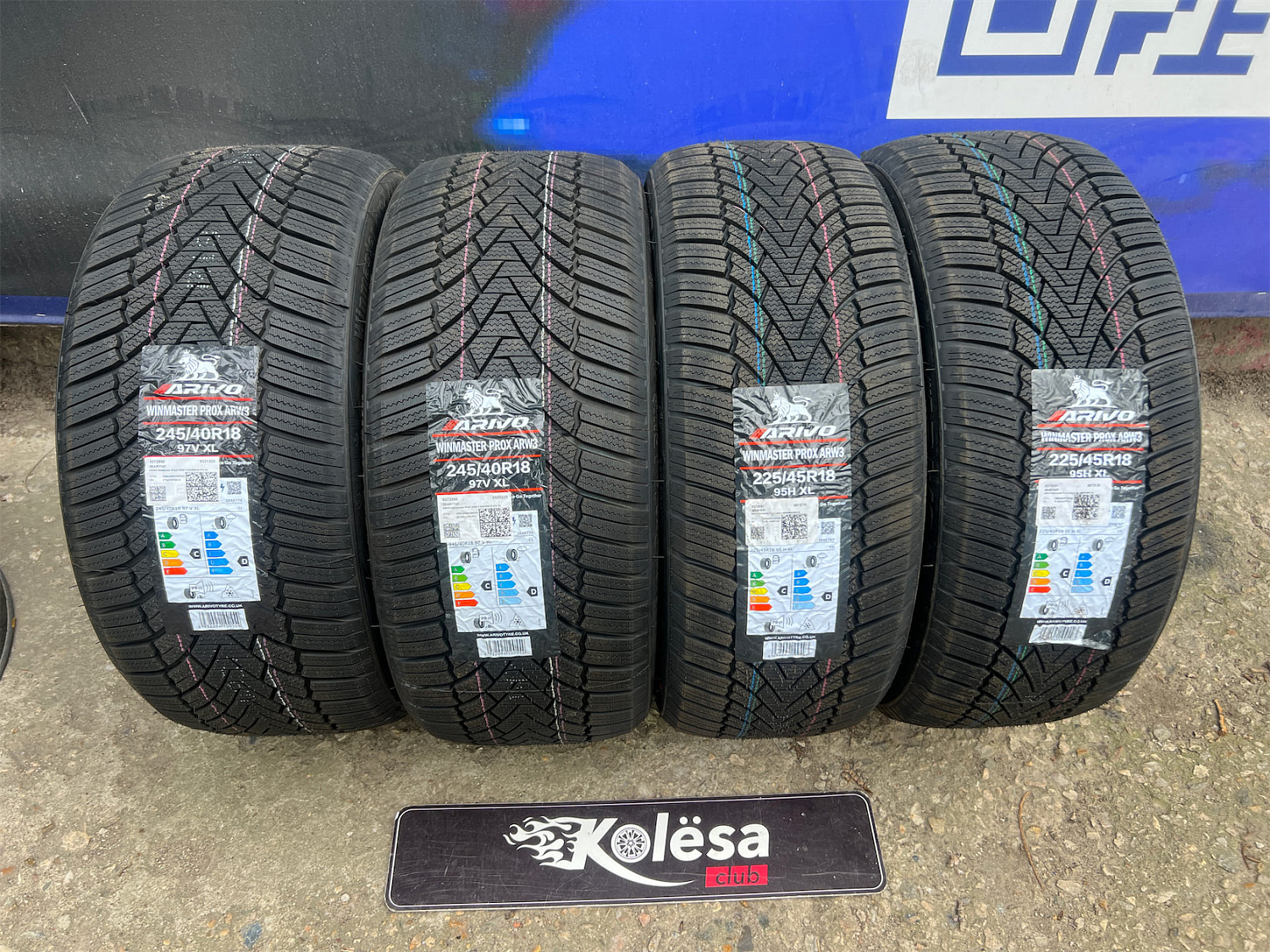 Комплект Arivo Winmaster ProX ARW3 225/45 R18 и 245/40 R18 H