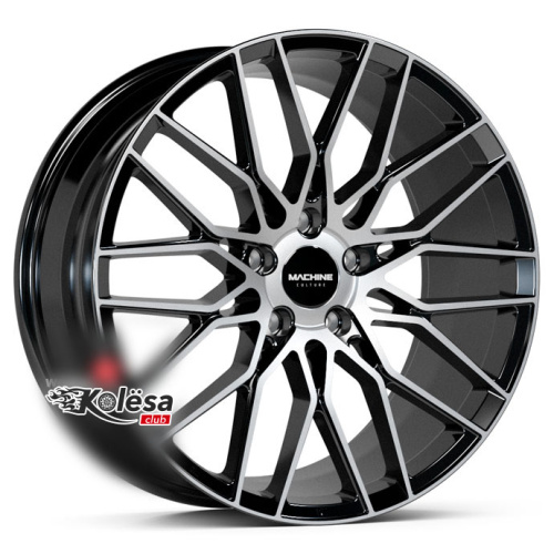 2W Wheels MC 304 8,5j-20 5*112 ET30 d66,6 Black Machined (BP)