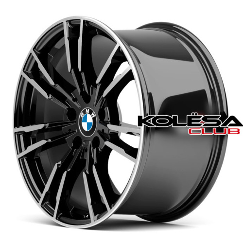 2W Wheels 706 9,5j-19 5*120 ET40 d72,6 Black Machined (BP)