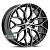 2W Wheels 611 HFT 7,5j-17 5*100 ET38 d57,1 Black Machined (BP)