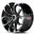 2W Wheels 600 WALD 10j-20 5*150 ET45 d110,2 Black Machined (BP)