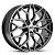 2W Wheels 611 HFT 7,5j-17 4*100 ET38 d73,1 Black Machined (BP)