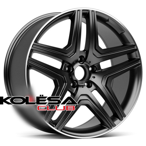 2W Wheels 253 10j-22 5*130 ET45 d84,1 Matt Black Lip (MBL)
