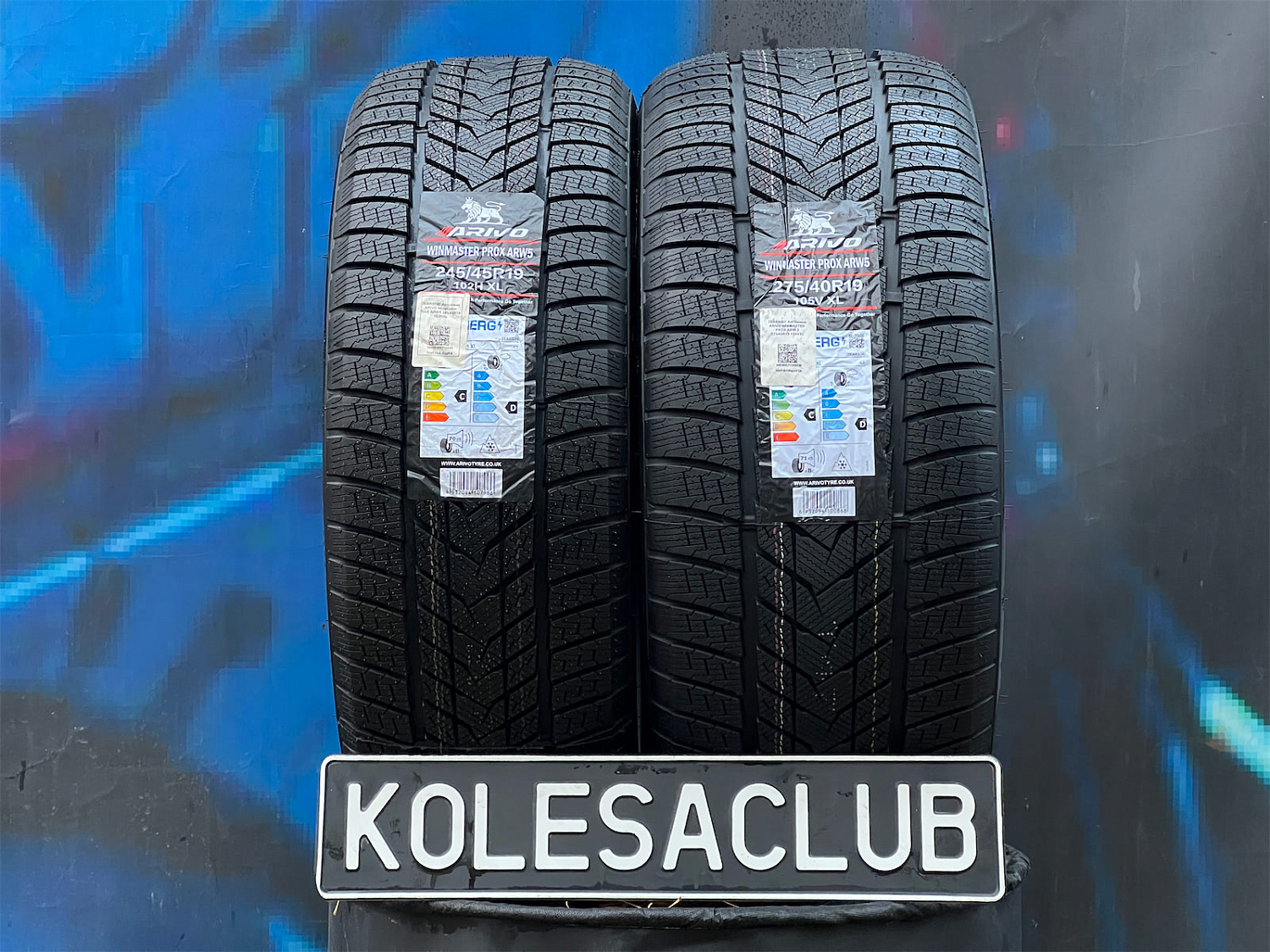 Комплект разноширокий Arivo Winmaster ProX ARW5 245/45 R19 и 275/40 R19