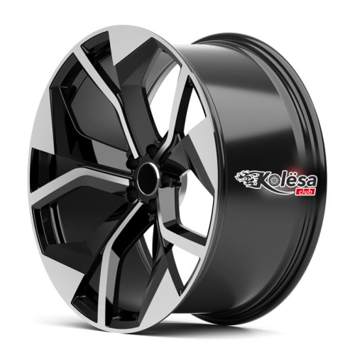 2W Wheels 340 9,5j-21 5*112 ET30 d66,6 Black Machined (BP)