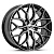 2W Wheels 611 HFT 7,5j-17 5*108 ET38 d63,4 Black Machined (BP)