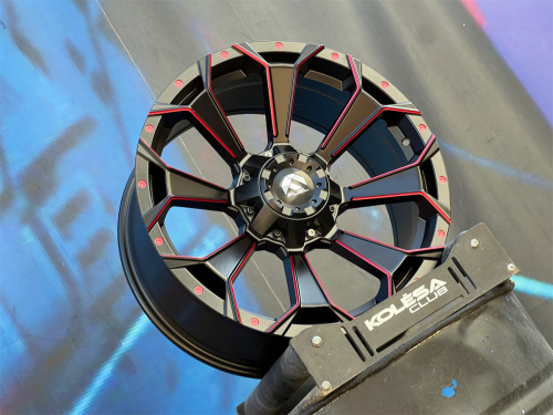 Комплект (4 шт) Fuel Design Assault 9j-20 6*139,7 ET18 d110,1 MBMW+RT