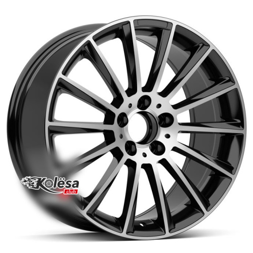 2W Wheels 263 8,5j-19 5*112 ET43 d66,6 Black Machined (BP)