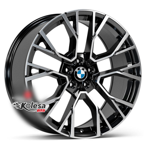 2W Wheels 809 10,5j-22 5*112 ET43 d66,6 Black Machined (BP)